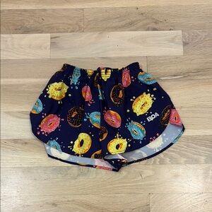 Donut Print Shorts - Purple